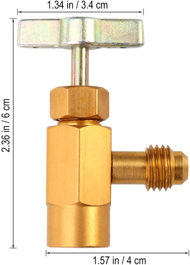 Vosarea R134A Can Tap and Adapter for - 1/2 Thread Valve Tool for Easy Dispensing - Portable Air Conditioner Dispenser for R134A Cans - Image 2