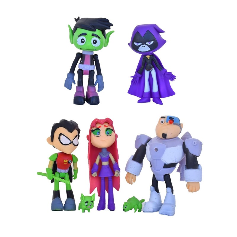Offo أرقام الحركة Teen Titans من Offo بطول 78 سم لتزيين المنزل ومكتب الدراسة - Image 1