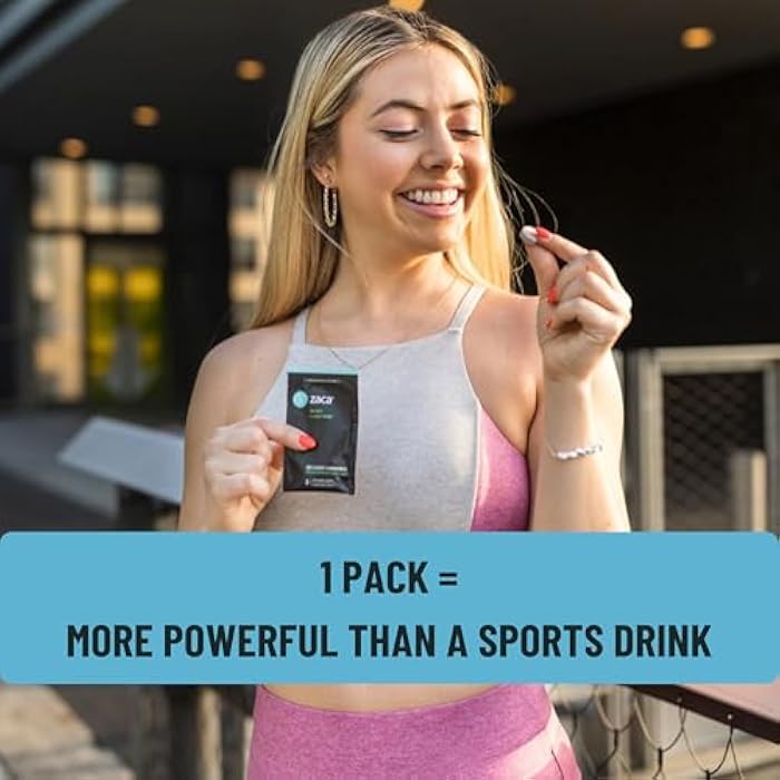 Zaca Recovery Chewable Supplement | Hydrate + Revive | Party, Travel, Exercise & Altitude | Sugar Free & Gluten Free | Mixed Berry, 6 Packets = 12 Tablets - Image 4