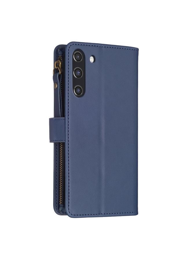 S-TOP Case For Samsung Galaxy S21 FE 5G 9 Card Slots Zipper Wallet Leather Flip Phone Case - Image 3