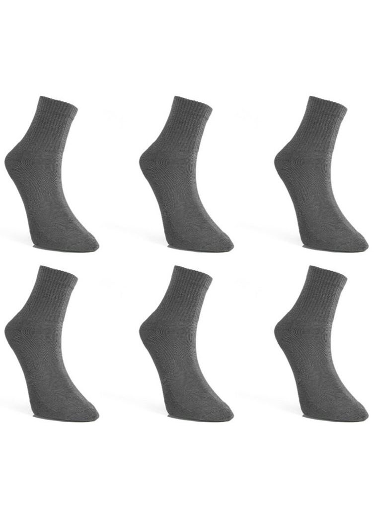 Maestro Maestro Tennis Bucket 6 Socks Dark Grey-124 