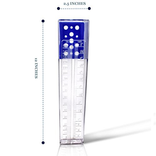 OUTWEST TRADING Professional Outdoor Rain Gauge 6 Inch Capacity for Yard, Heavy Duty. - Image 3