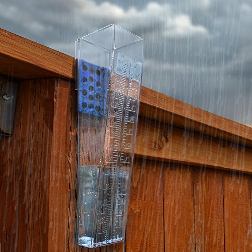 OUTWEST TRADING Professional Outdoor Rain Gauge 6 Inch Capacity for Yard, Heavy Duty. - Image 5