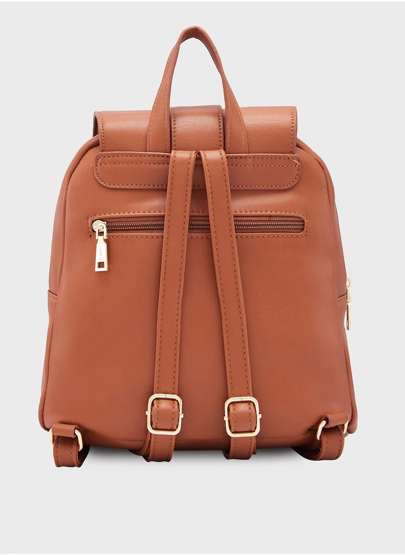 CAPRESE SHELBEE FASHION BACKPACK MEDIUM TAN