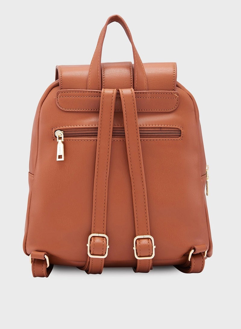 CAPRESE SHELBEE FASHION BACKPACK MEDIUM TAN - Image 2