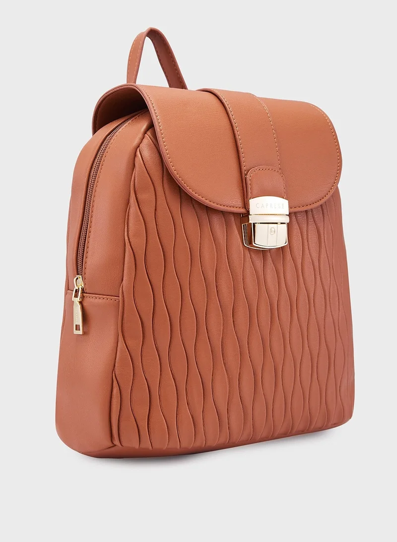 CAPRESE SHELBEE FASHION BACKPACK MEDIUM TAN