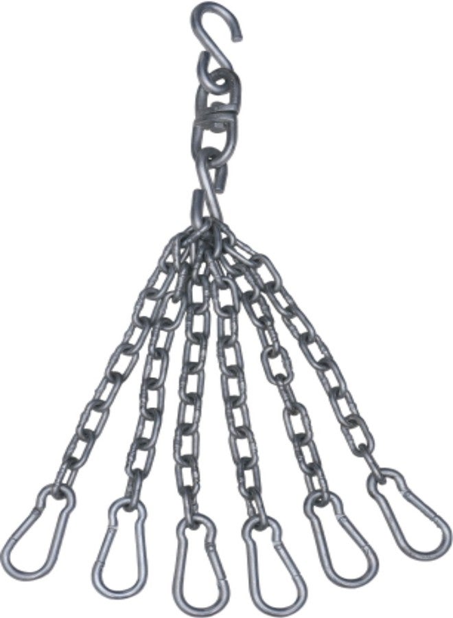 USI UNIVERSAL Boxing Bag Chain, 626CH6 Heavy Duty Hanging Chain, Punching Bag Hanger, Stainless Steel Swivel Chain With 6 Snap Hooks For Heavy Bag, Gym Swing, Trapeze, And Hammock - Image 2