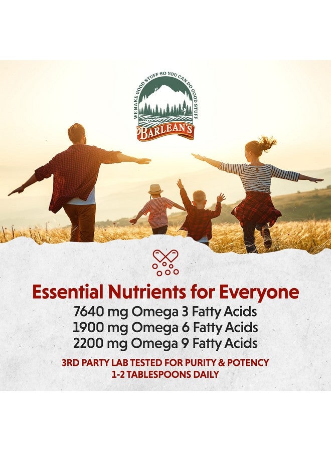 Barlean's Organic Flaxseed Oil Liquid, Cold Press Flax Seeds, 7,640mg ALA Omega 3 Fatty Acid Supplement for Healthy Hair, Skin, and Eyes, Vegan & Gluten Free, 12 oz - Image 5