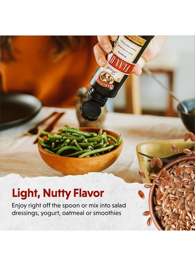 Barlean's Organic Flaxseed Oil Liquid, Cold Press Flax Seeds, 7,640mg ALA Omega 3 Fatty Acid Supplement for Healthy Hair, Skin, and Eyes, Vegan & Gluten Free, 12 oz - Image 3