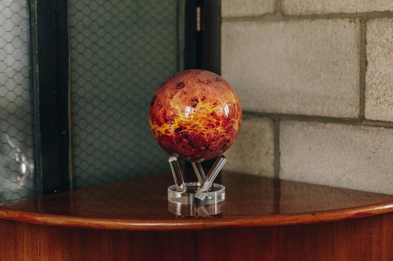 MOVA Globe – Venus 4.5” | Solar Powered Rotating Planet Model for Decor or STEM Learning | Based on NASA Imagery - Image 4