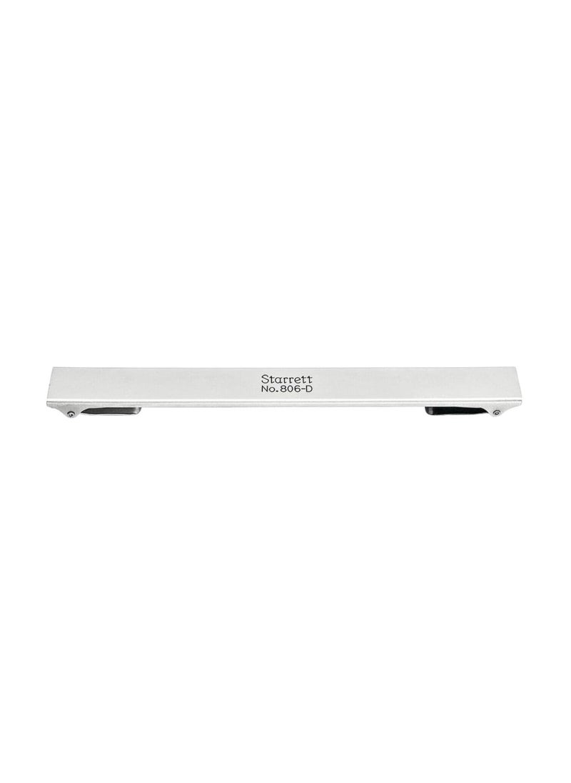 Starrett Starrett Thickness Gage Holder for Precision Measurement  Dull Nickel Finish Double End Clamps Stock at Both Ends for Thickness from 001025  806D  - Image 1
