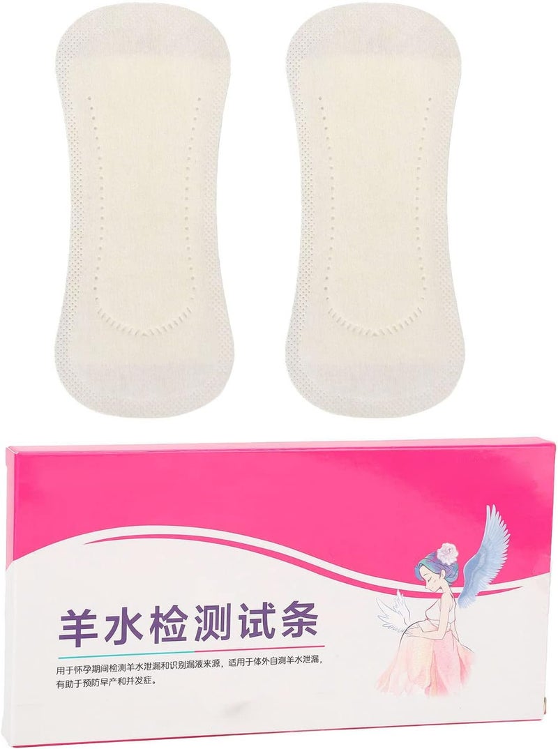 klarako 2pcs Amniotic Fluid Test Strips, Litmus pH Range Test Strips, PH Indicator Test Strips with Amniotic Fluid Control Chart, Maternity Home High Sensitivity Female PH Test Strip - Image 1