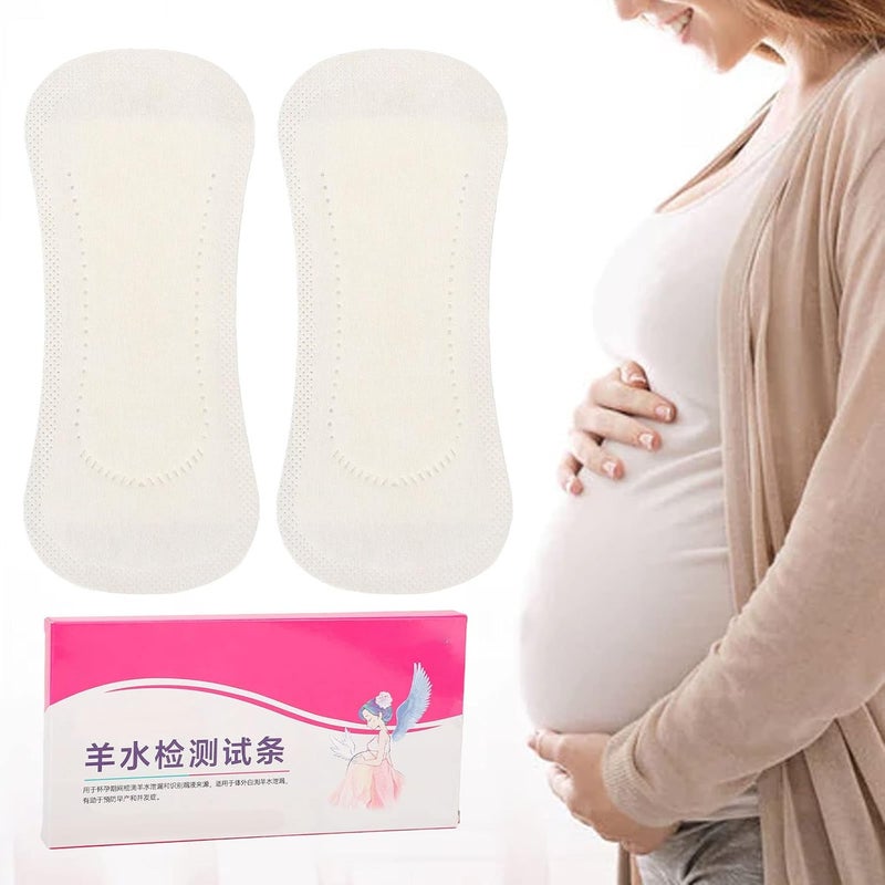 klarako 2pcs Amniotic Fluid Test Strips, Litmus pH Range Test Strips, PH Indicator Test Strips with Amniotic Fluid Control Chart, Maternity Home High Sensitivity Female PH Test Strip - Image 2