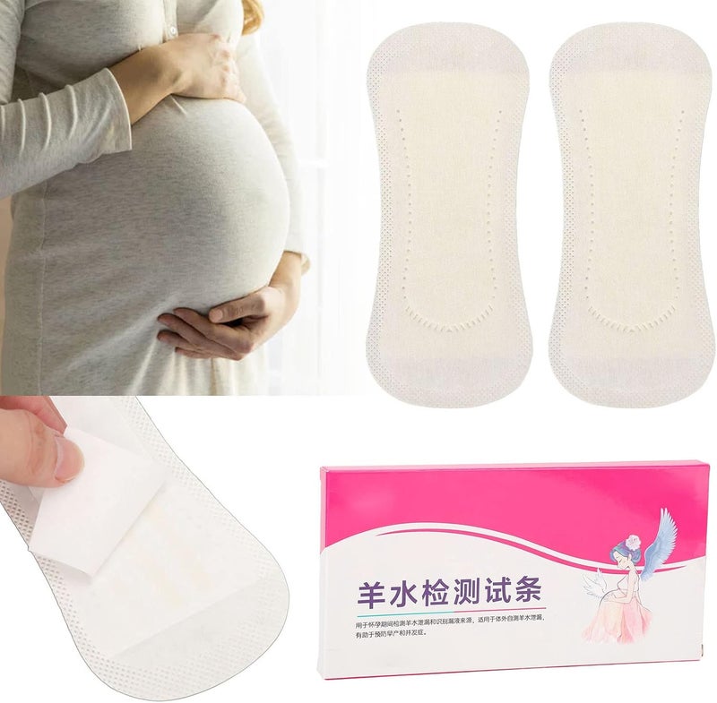 klarako 2pcs Amniotic Fluid Test Strips, Litmus pH Range Test Strips, PH Indicator Test Strips with Amniotic Fluid Control Chart, Maternity Home High Sensitivity Female PH Test Strip - Image 3