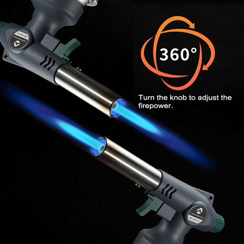 Camping Windproof GasTorch High Power Outdoor Portable Burners Charcoal Burning Tool Picnic BBQ Cooking Flamethrower - Image 2