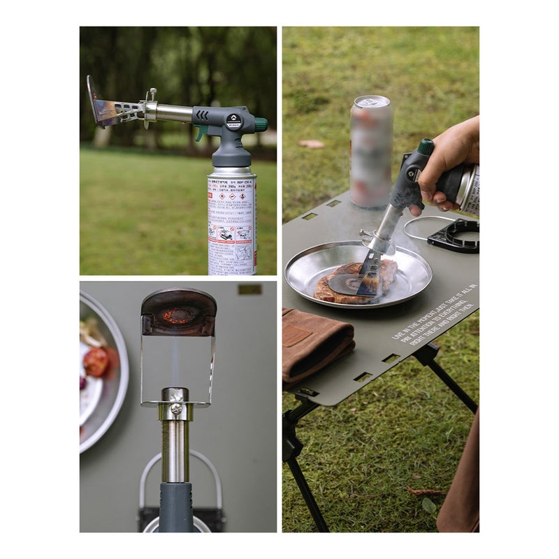 Camping Windproof GasTorch High Power Outdoor Portable Burners Charcoal Burning Tool Picnic BBQ Cooking Flamethrower - Image 5
