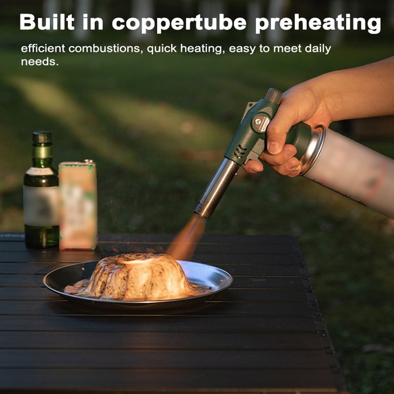 Camping Windproof GasTorch High Power Outdoor Portable Burners Charcoal Burning Tool Picnic BBQ Cooking Flamethrower - Image 4
