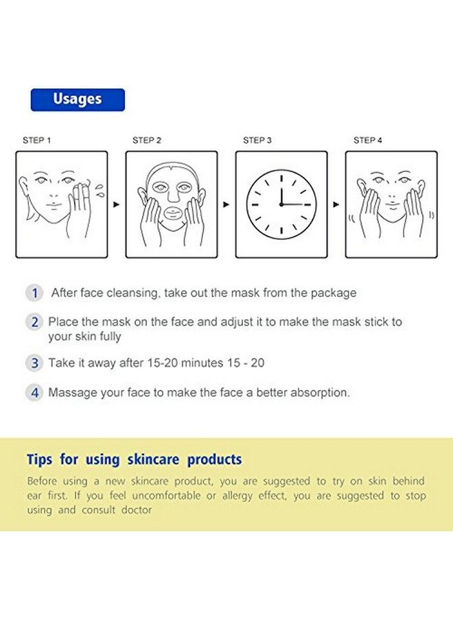 MOND'SUB Algae Seaweed+Hyaluronic Acid Facial Mask Sheets (Pack Of 12) - Image 5