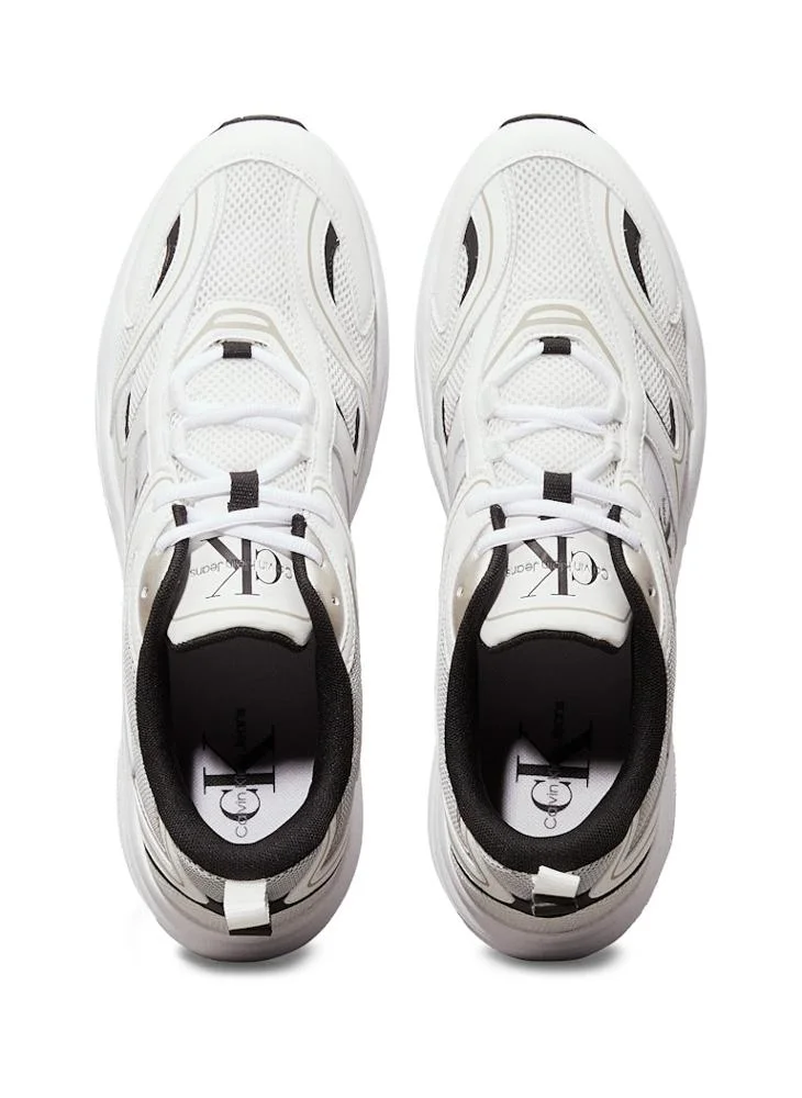 Calvin Klein Jeans Retro Tennis Lace Up Low Top Sneakers