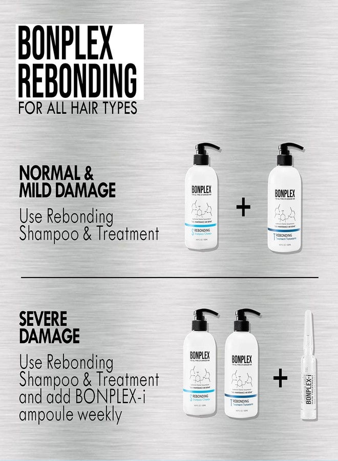 BONPLEX Perfect Bonding Hair Restore Shampoo, Treatment & Ampoule | Bond Strength | Frizz Free, Smooth & Shine| Repair Split Breakage | Damaged Hair Repair Concentrate Trio Kit (2oz + 2 ampoules) - Image 5