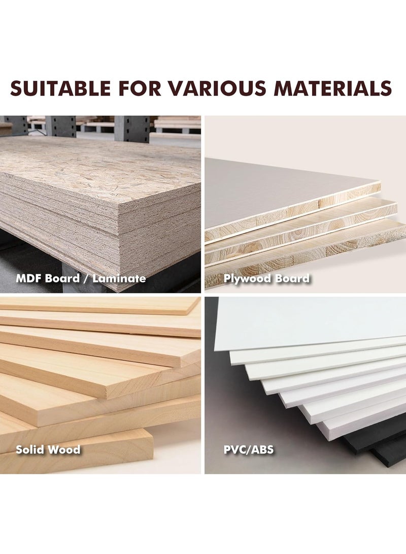 قاطع وتقليم صغير للحواف، شفرة من الفولاذ المقاوم للصدأ، أداة تقليم حواف القشرة لأعمال النجارة، أداة متينة لتقليم الحواف للخشب، القشرة، PVC، ABS - Image 5