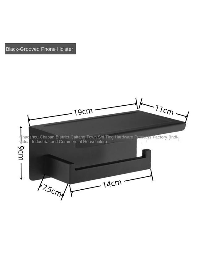 الأزرق جي دبليو مشروع 304 الفولاذ المقاوم للصدأ المطلي بالماء رفوف مناديل مرحاض رف ورق التواليت مربع رفوف ورفوف الهاتف المحمول بقعة - Image 1