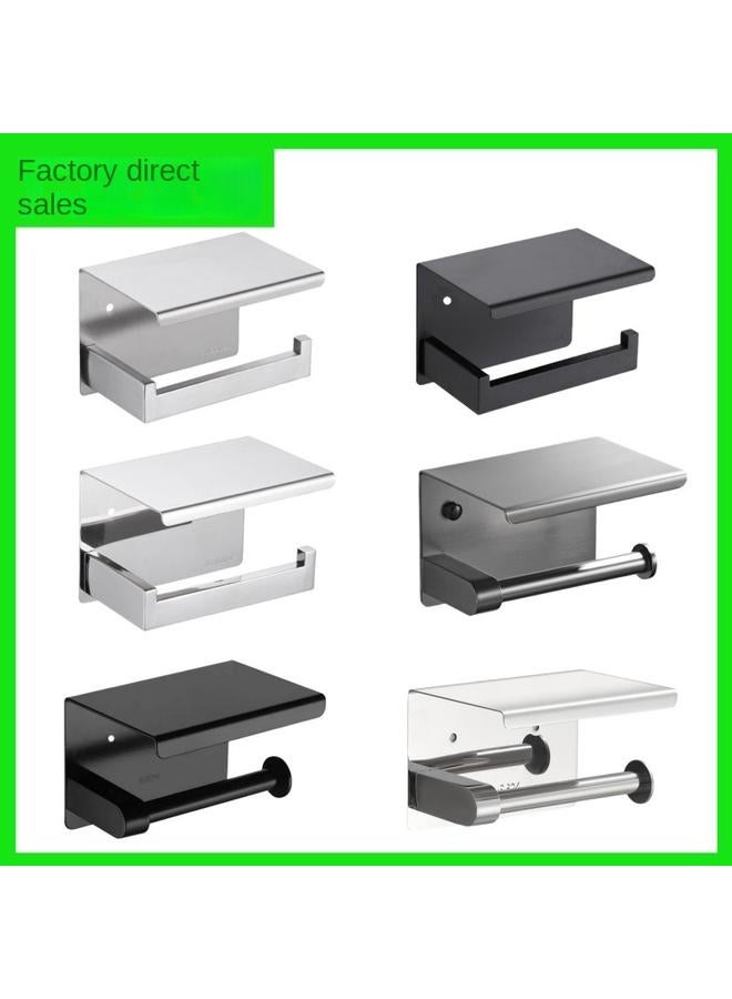 الأزرق جي دبليو مشروع 304 الفولاذ المقاوم للصدأ المطلي بالماء رفوف مناديل مرحاض رف ورق التواليت مربع رفوف ورفوف الهاتف المحمول بقعة - Image 2