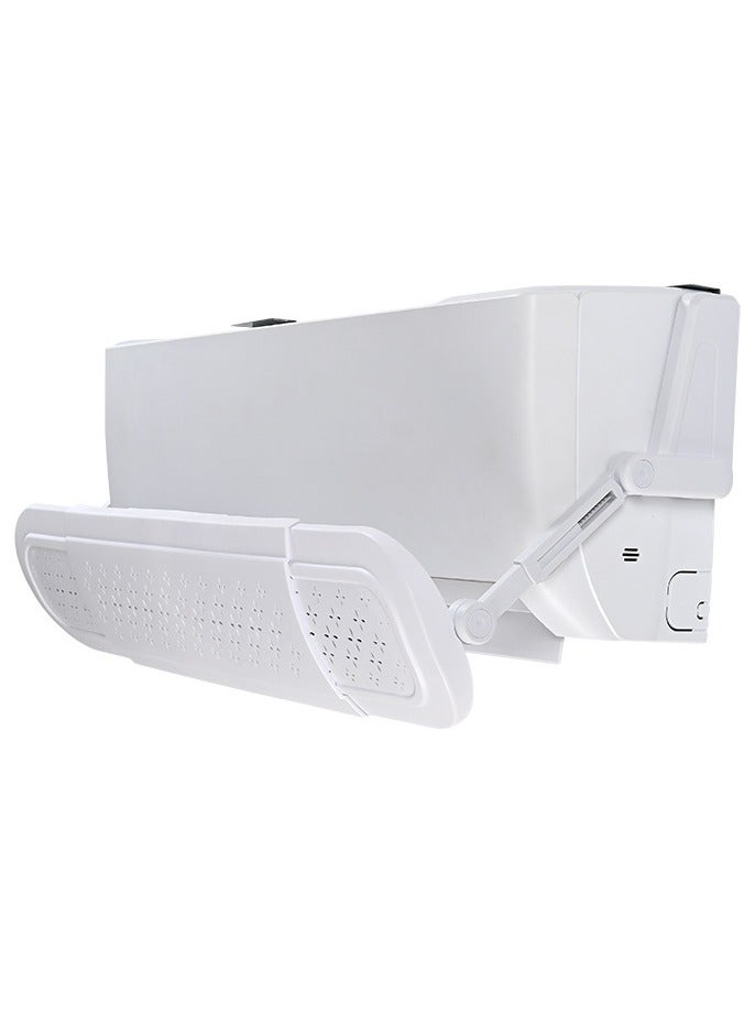  CityRiya-Long انحراف الهواء AC ، الزجاج الأمامي القابل للتعديل ، مكيفات الهواء القابلة للتعديل ، انحراف هواء AC لتقسيم A/C ، نافذة مكيفات الهواء تناسب جميع الأحجام ، ودرع تكييف الهواء المضاد للهبوط للمنزل - Image 1