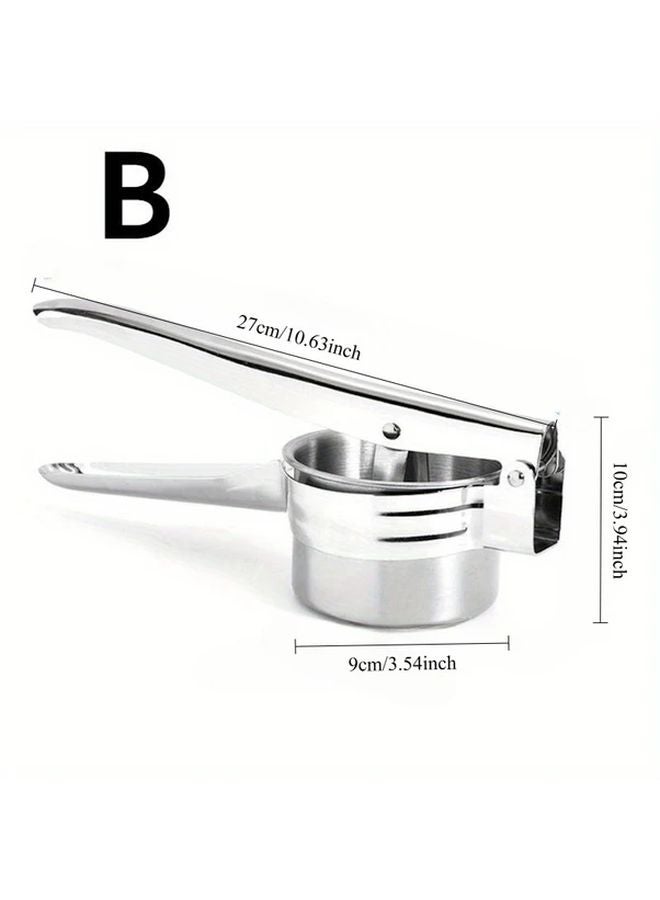 Model A Stainless Steel Potato Ricer Presser Masher for Fruit Vegetable Kitchen Tools - Image 4