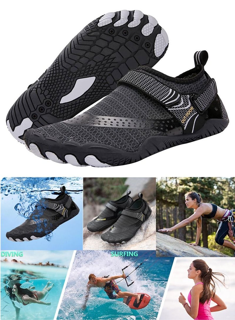 Outdoor Professional Multi Sports Shoes, Perfect As Swimming Shoes, Surfing Shoes, Hiking Shoes, Beach Shoes, Diving Shoes, Pool Shoes, Comfortable Anti Slip Quick Dry Aqua Shoes For Outdoor Indoor Use  - Image 1