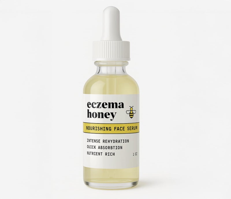 ECZEMA HONEY Nourishing Face Serum - Daily Hydrating Serum - Face Oil for Eczema, Dry & Sensitive Skin (1 Oz) - Image 1