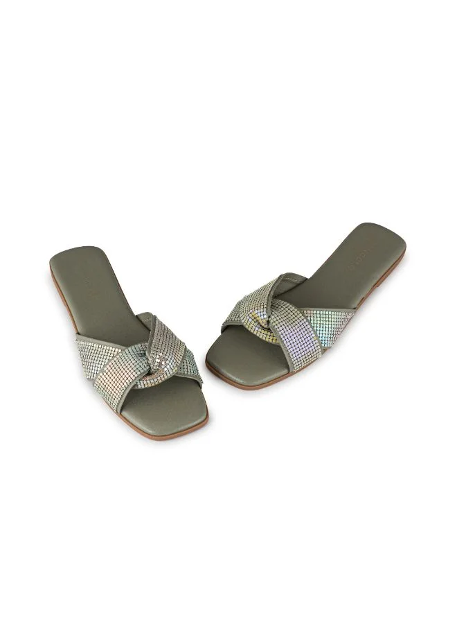 Vincci Multi Strap Flat Sandals