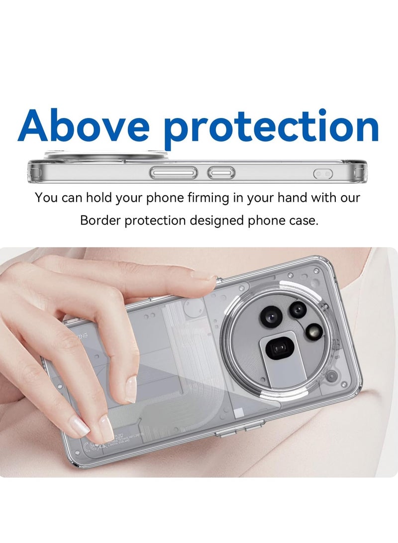 Houmt Nothing Phone 3A Pro Case Cover Ultra Clear Non-Yellowing Premium TPU Slim Shockproof & Anti-Scratch Camera Protection Cover Nothing Phone 3A Pro - Image 2