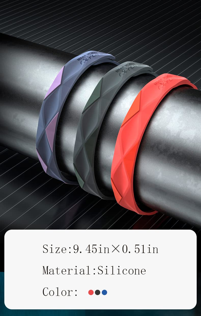 FUTIMELY RedUp Far Infrared Negative Ions Wristband Negative Ion Anti-Static Adjustable Silicone Sport Bracelets Anti-static Bracelet Waterproof Silicone Sports Bracelet for Unisex Adult - Image 2