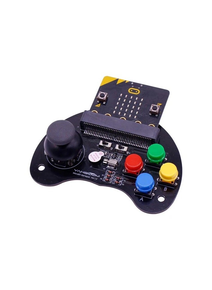 روبوت سيارة التحكم عن بعد مقبض لعبة المقود المقود اندلاع توسيع المجلس للأطفال مع بي بي سي Microbit V2 - Image 1