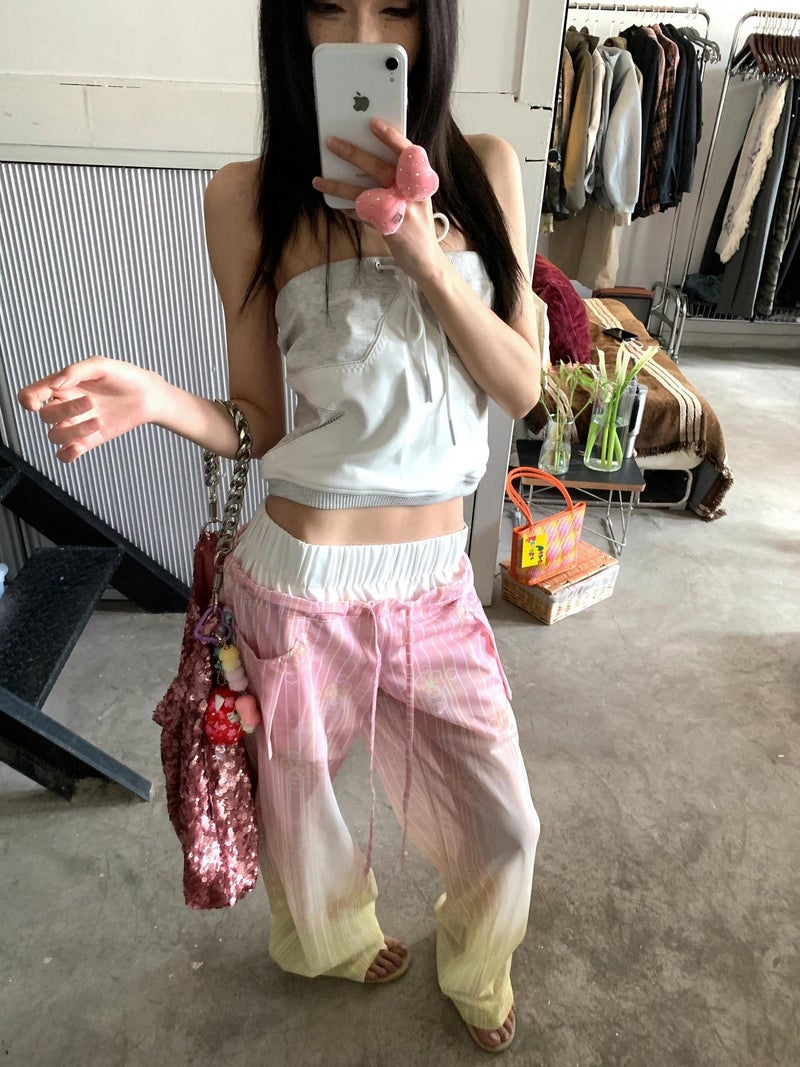 The Correct Version! Star Pattern Strapless Girl Top Knitted Chest Wrap One-Piece High-Level Wear - Image 4