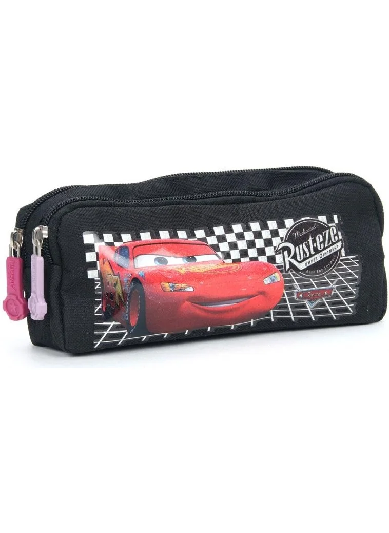 Masho Trend Cars Kids School Pencil Case - 2 Compartment Zippered Pencil Case Cars Pencil Case Cars1
