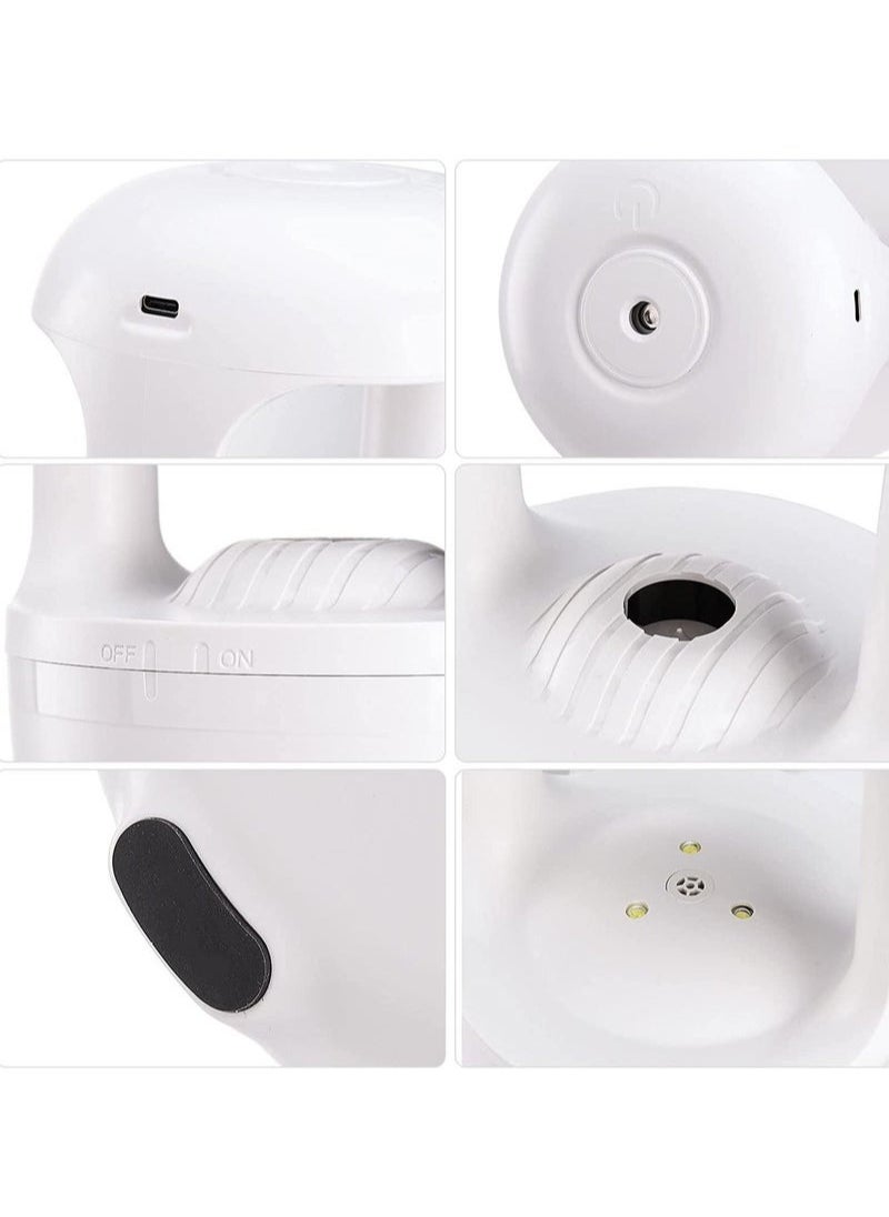 Air Humidifier Anti Gravity Water Droplets Ultrasonic Cool Mist Maker Fogger with LED Display Office Bedroom Desktop