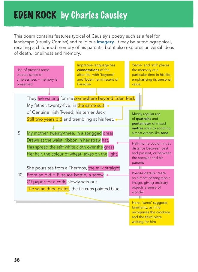York Notes for AQA GCSE Rapid Revision: Love and Relationships AQA Poetry Anthology catch up, revise and be ready for and 2023 and 2024 exams and assessments  - Image 5