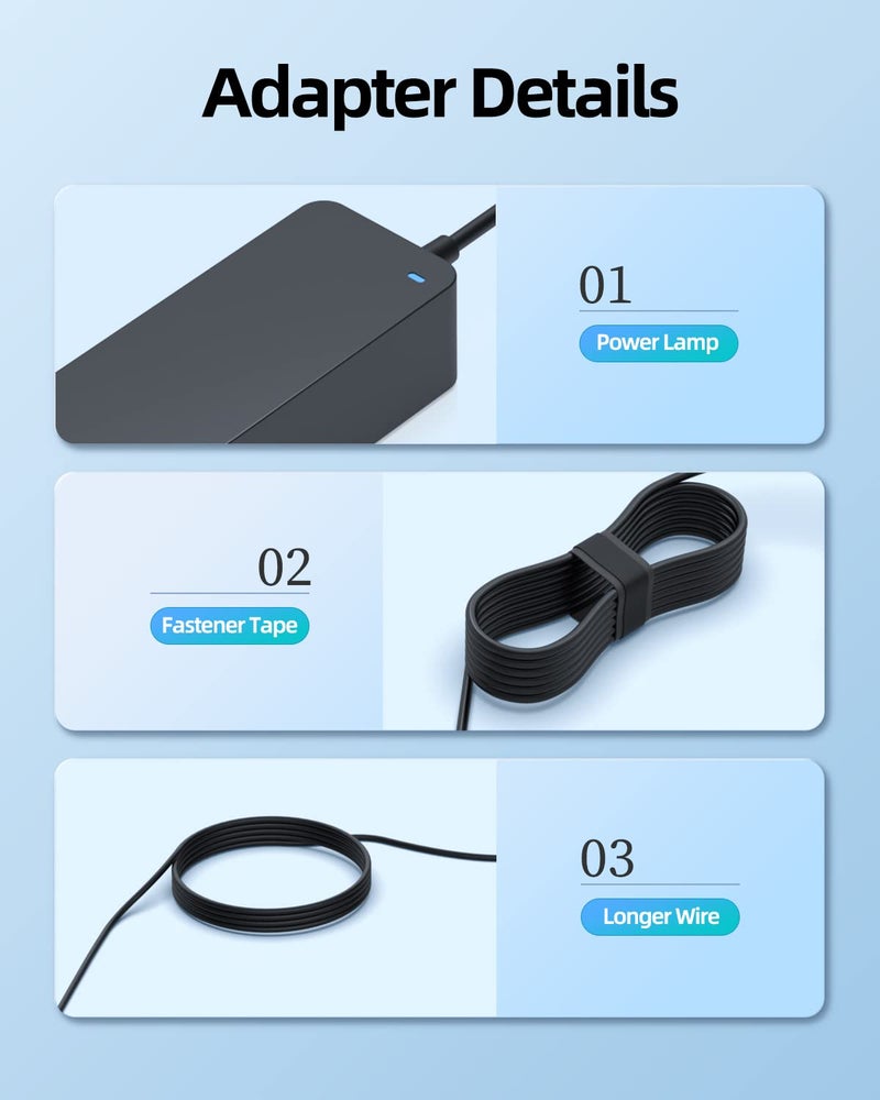 Superer شاحن تيار متردد مدرج UL مناسب لجهاز توشيبا ساتلايت L55 L55D L55T L55-A5226 L55-A5284 L55-B5276 L55-C5272 محول طاقة وكابل إمداد كهربائي - Image 4