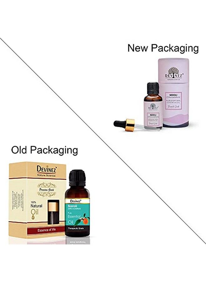 Devinez Neroli Essential Oil 100% Pure Natural & Undiluted 10Ml In Glass Bottle Relieve Cuts Wounds Scars Spots For Body Face Care Reduce Wrinkles Tension - Image 3