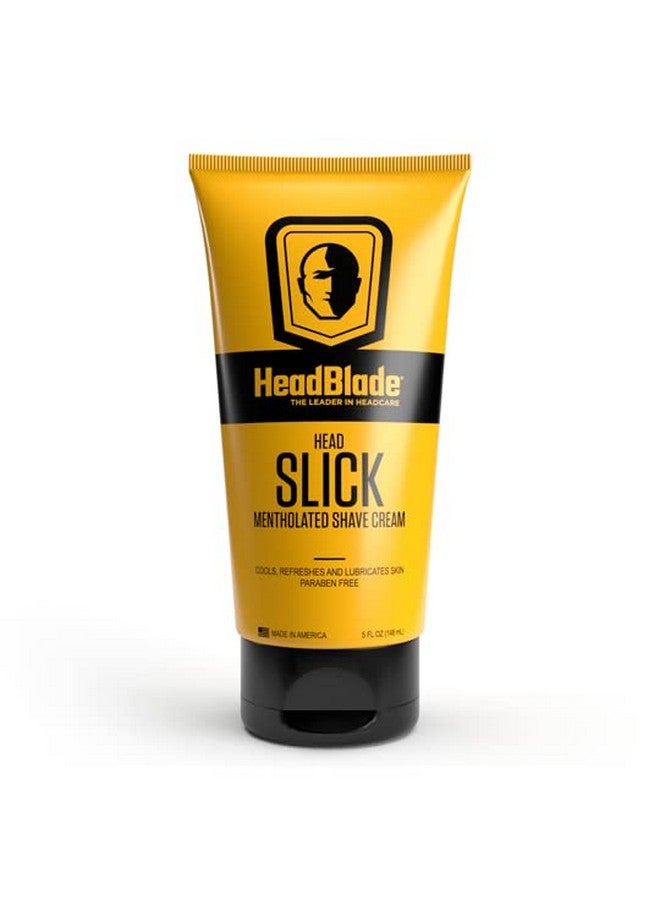 HeadBlade مجموعة أساسيات حلاقة الرأس للرجال من Atx مع عبوات شفرات حلاقة Headslick Cream سعة 5 أونصات - Image 3