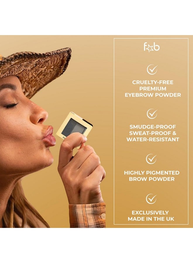 Fab Brows Lux Eyebrow Kit Refill Powder - Soft and Natural Eyebrow Definition for Light Brown/Medium Brows On-The-Go - Image 2