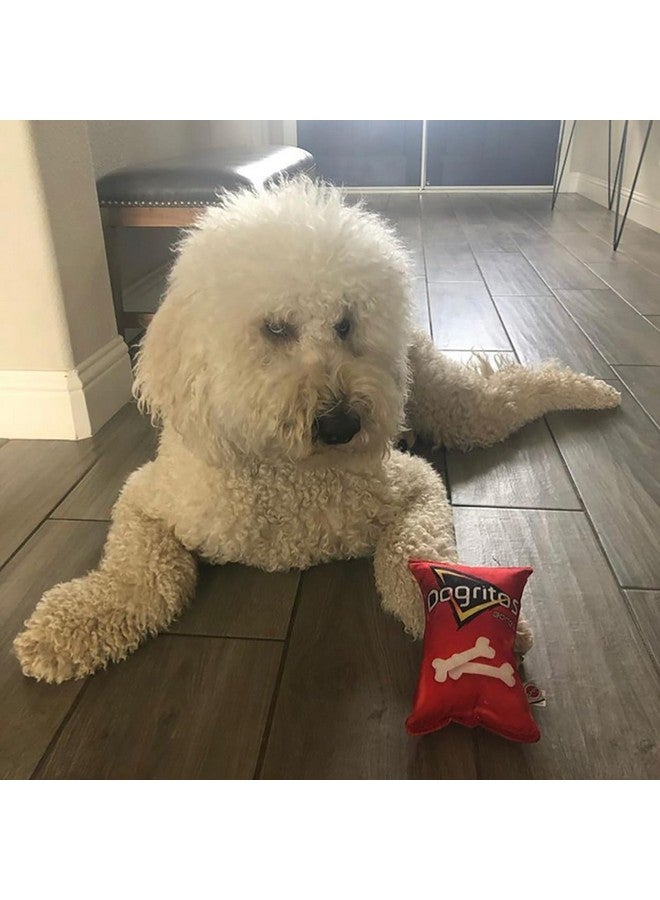 SPOT Fun Foods Dogritos Chips -Plush Squeaker Toy for Small and Medium Dogs, Interactive and Chew-Friendly with a Whimsical Doritos Design, 8-inch - Image 5