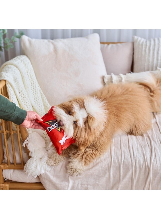 SPOT Fun Foods Dogritos Chips -Plush Squeaker Toy for Small and Medium Dogs, Interactive and Chew-Friendly with a Whimsical Doritos Design, 8-inch - Image 3