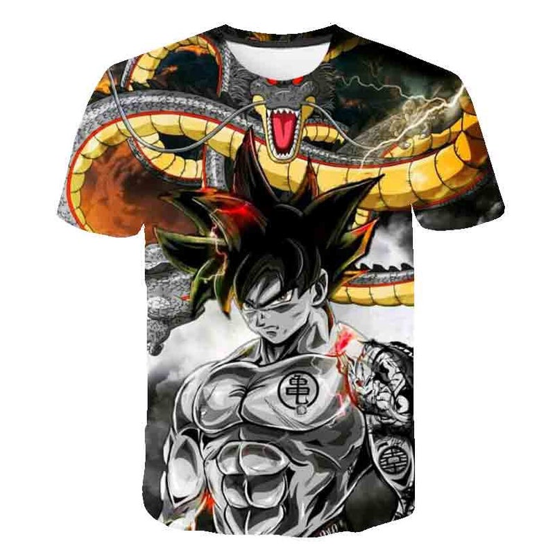 2023 New Children'S Clothing Short-Sleeved T-Shirt Male And Female Students Teenagers 3D Digital Printing Cartoon Pattern - Image 2