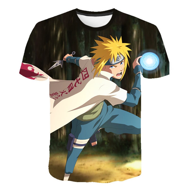 2023 New Children'S Clothing Short-Sleeved T-Shirt Male And Female Students Teenagers 3D Digital Printing Cartoon Pattern - Image 5