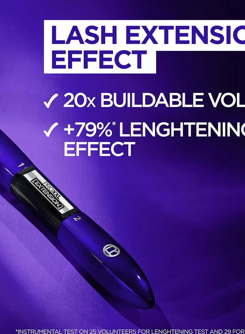 L'OREAL PARIS Pro Xxl Extension Mascara, Salon Lashes, Extension Effect