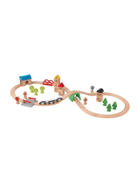 45-piece train set with rail