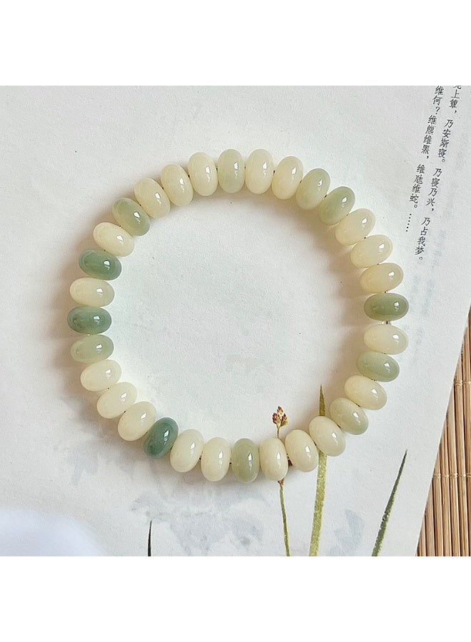 NIBEMINENT Jasmine Green Rice Cake Prayer Beads/Tasbih/6mm